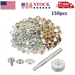 150PCS Stainless Steel Boat Marine Canvas Snap Cover Button Socket Fastener Kit. Fixed Price $14.72.
