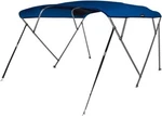 Msc 3 Bow 4 Bimini Top Boat Cover With Rear Support Pole And Boot Blue. Fixed Price $151.20.