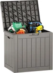 East Oak Outdoor Storage Box, 31 Gallon Deck Indoor And Use, Waterpr. Fixed Price $42.18.