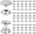 Framendino, 200 Pack Stainless Steel Snap Fastener Kit, 15MM Heavy Silver. Fixed Price $11.77.