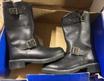 Triumph Motorcycle Highway Boots Ii 2012 Black Leather New Women 7 MBTS12056. Fixed Price $68.99.