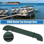 Square Tube Bimini Top Storage Boot 79"-84" W 600D Polyester Canvas Green 1 Set. Fixed Price $47.49.