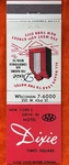 Dixie Hotel Times Square New York City Vtg Front Striker Matchbook Cover B-6201. Fixed Price $8.88.