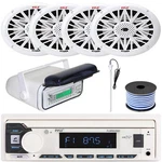 Pyle PLMRB29W2 Usb Player Receiver With Cover, 4X 6X9" 260W Max Speakers W/wire. Fixed Price $221.49.