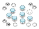 20 Pack Snap Fasteners For Western Shirts, 10.5MM, Washable Pearl-like .... Fixed Price $26.36.