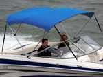 Taylor Made Pontoon Boat Bimini Blue Top Poly 3BOW, L,36 H,67 -72. Fixed Price $190.00.