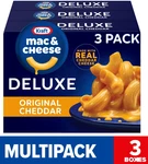 Kraft Deluxe Original Cheddar Mac & Cheese Dinner 3 Pack 14 Oz Boxes. Fixed Price $7.95.