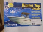 Tough Guy Marpac Kd Aluminum Bimini Top Frame 42"X6'X67-72" 7-8081 #2. Fixed Price $211.45.