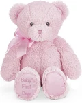 Bearington Pink Teddy - 12" Fluffy And Cuddly First For Baby Wit. Fixed Price $37.99.