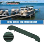 Square Tube Bimini Top Storage Boot With Hole 97"-103" 600D Hunter Green Set. Fixed Price $37.59.