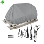 Boat Cover Waterproof 21-24FT Trailerable Pontoon Heavy Duty Fabric Grey. Fixed Price $36.19.