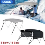 1200D Bimini Top 3 Bow / 4 Canopy Boat Cover 6FT 8FT Long With Rear Poles. Fixed Price $176.39.