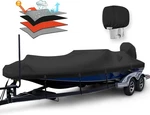 Heavy Duty 1200D Pu Waterproof Boat Cover, 16'-18.5' Trailerable Marine Grade. Fixed Price $89.99.
