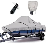 Center Console Boat Cover 16 -18.5 Waterproof Gray Tuszom 13-19 1200D Motor. Fixed Price $154.99.