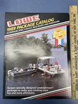 1989 Lowe Boats Brochure Johnson Packages Jon Bass Pontoon V-hull. Fixed Price $9.95.