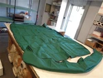 Bimini Top Universal W/ Boot Bow Green 100" X 74 1/2" T4693S-BT-3 Boat. Fixed Price $101.97.