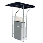 Aluminum T-top Tube And Fabric Sun Shade For Center Console Fishing. Fixed Price $360.95.