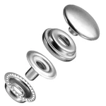 60SETS 12.5MM Stainless Steel Fastener Snap Press Stud Button Kits For Coats .... Fixed Price $21.07.