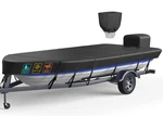 Nukugula Jon Boat Cover 14-16FT Heavy Duty 1200D Waterproof Motor. Fixed Price $104.99.