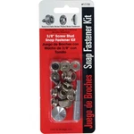 Lord & Hodge Metal Snap Fastener Kit Canvas To Hard Surface (6 Ct.) 1110. Fixed Price $12.48.