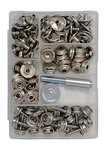 Canvas And Upholstery Boat Cover Snap Button Fastener Kit W/installation Tool.... Fixed Price $16.94.