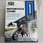 Budge Power Sports Industries Waterproof Semi Custom Motorcycle Cover MC-15. Fixed Price $54.99.