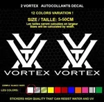 2 Vortex Genuine Decal Waterproof Stickers. Fixed Price $14.04.