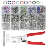 Chepula Craftsmanship Diy 200 Sets Metal Snaps Buttons With Fastener Pliers P.... Fixed Price $23.72.