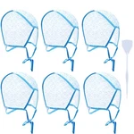 6 Pieces Hair Highlighting Frosting Cap Tool Kit With Plastic Hooks - Blue. Fixed Price $13.08.