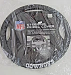 Dallas Cowboys Black Poly Mesh 15 1/2" Car Truck Steering Wheel Cover New. Fixed Price $25.65.
