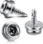 Boat Canvas Snaps Stainless Steel Screw Cover Metal 3/8 Inch.... Fixed Price $15.85.