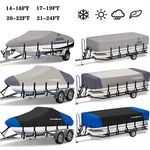 Waterproof Boat Cover Trailerable Fit For Fishing Ski V-hull Runabout Pontoon. Fixed Price $72.99.