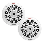 Pyle - PLMR52 Pair Of 150 Watts 5.25'' Way White Marine Speakers. Fixed Price $33.99.