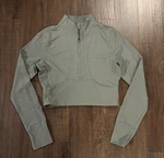 90 Degree By Reflex Vortex Rib Academy Half Zip Jacket Women S Large Olive Green. Fixed Price $15.00.