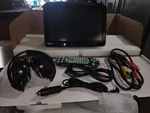 Pyle Universal Dual Vehicle Headrest Monitor - 10.5 Multimedia Cd Dvd Headset. Fixed Price $149.99.