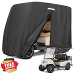 Kemimoto 600D Golf Cart Cover Universal Waterproof Heavy Duty Black. Fixed Price $64.99.