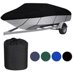 Waterproof Heavy Duty Trailerable Boat Cover Fishing V-hull Tri-hull Runabout. Fixed Price $35.99.