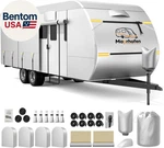 600D Oxford Fabric Rv 24-27FT Travel Trailer Cover, Layers Waterproof. Fixed Price $223.43.
