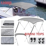 Kakit Premium Bimini Top Bow Boat Cover 8FT 54" X 91"-96" With Rear Poles. Fixed Price $124.19.