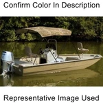 Carver C5487UBB-SG 3 Bow Bimini Top With Black Matte Frame 85" 90" Width New. Fixed Price $535.60.