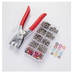 100 Sets Abruga Metal Snaps Buttons, Five Claw Buckle Installation Plier Tool.... Fixed Price $16.45.