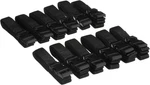 Boat Cover Tie Down Kit, Black, Includes 12 Straps. Fixed Price $50.98.