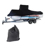 Lablt 16FT-24FT Center Console T-top Boat Cover 420D Waterproof Unused. Fixed Price $77.01.