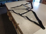 Crownline 320 / 325 Ls Scr (2011 - 2012) Black Camper Side Curtain Pair (2) Boat. Fixed Price $79.95.