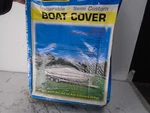 Seachoice Haze Gray Jon Style Bass Semi-custom Trailerable Boat Cover 97741. Fixed Price $67.60.