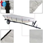 12FT 14FT 16FT 18FT Water Proof Heavy Duty Trailerable For Jon Boat Cover Grey. Fixed Price $31.91.