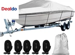 17-19FT, Trailerable Boats Covers Waterproof Uv Protection 210D Oxfor. Fixed Price $74.14.