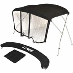 Lowe Boat Bimini Curtain Top Dowco FS1610 Black 94 - 100 Inch Wt. Fixed Price $804.51.