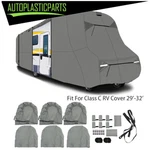 Motorhome Trailer Camper Waterproof Dustproof Cover 4-PLY For 29'-32' Rv Class. Fixed Price $127.88.
