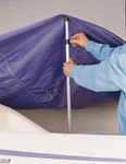 Aluminum Boat Cover Support Pole Adjust 22"-70" W/ Male Snap And Vinyl Cap. Fixed Price $39.72.